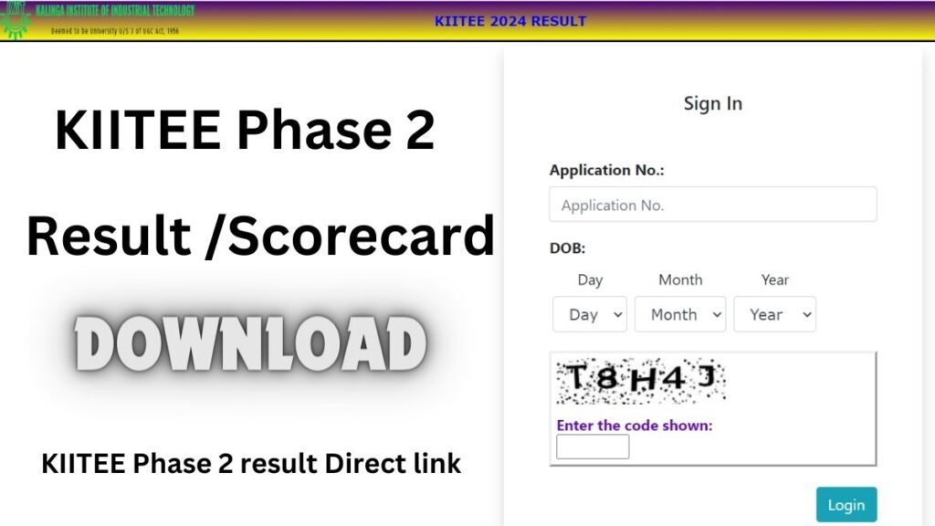 KIITEE Phase 2 result 2024 released at kiitee.kiit.ac.in: Direct link to Download Scorecard